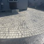 Cobblestone Circle Patio Pavers Oregon Coast