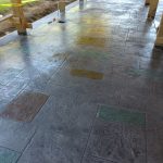 decorative stamped concrete in tillamook
