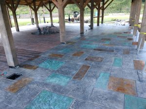 decorative stamped concrete