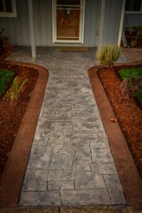 appian cobblestone stamped decorative concrete 