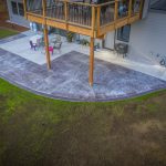 belgium slate texture stamped concrete