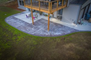 belgium slate texture stamped concrete