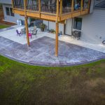 belgium slate texture stamped concrete
