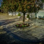 decorative stamped concrete walkways