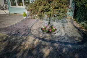 cobblestone decorative concrete