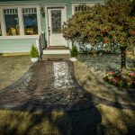 decorative stamped concrete pathways