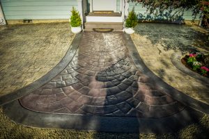 decorative concrete in tillamook