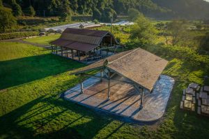 hydrangea ranch buildings