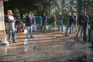 flagstone stamp process