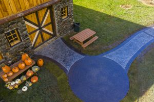 stamped concrete walkways