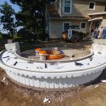 process of vertical wall