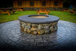 decorative concrete fireplaces