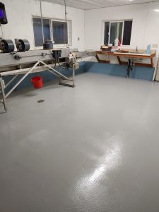 anti-microbial an chemical resistant floors
