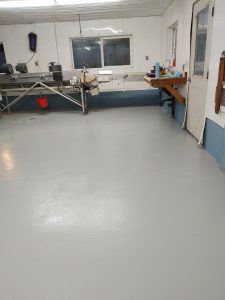 durable and antimicrobial garage floor
