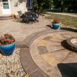 decorative concrete patios on the oregon coast