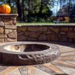 decorative concrete fireplace