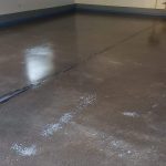 reflector enhanced epoxy garage floor