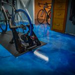 blue reflector floor