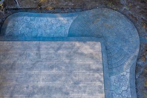 wood plank patio concrete contractor