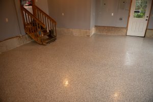 gray flake epoxy floors