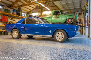 flake epoxy garage floors