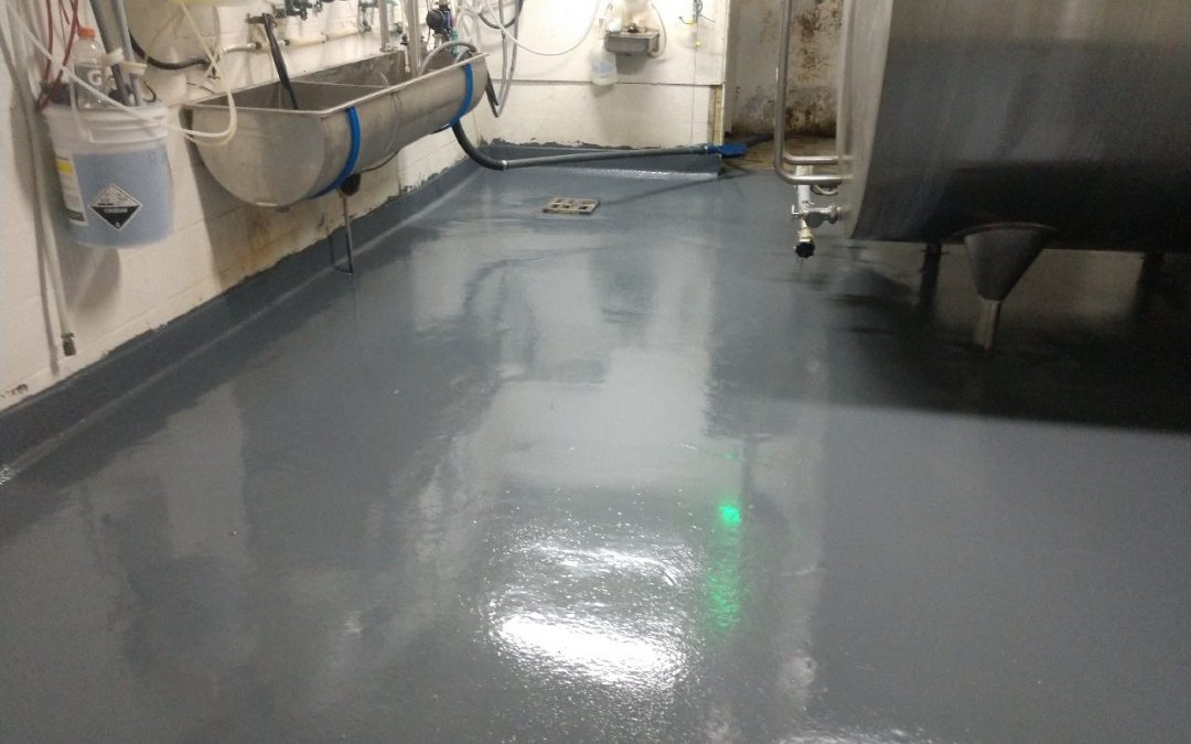 Urethane Cement Oregon Floor Contractor Milk House & Brewery