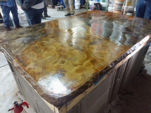 concrete countertops on the Oregon Coast