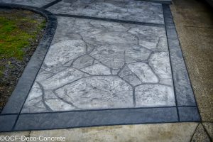 flagstone concrete stamping