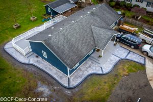 flagstone concrete stamping