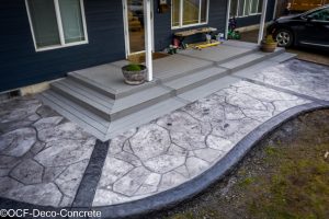 flagstone concrete stamping