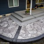 flagstone concrete stamping