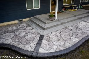 flagstone concrete stamping