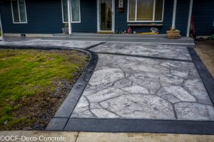 stamped concrete walkways in Oregon