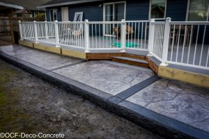 Appalachian flagstone concrete