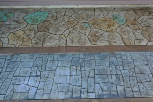 cobblestone stamp with borders