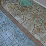 cobblestone stamp with borders