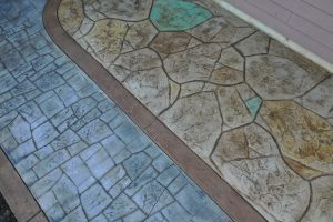 cobblestone stamp with borders