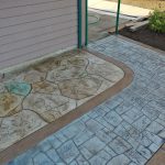 stamped outdoor walkways