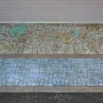 stamped outdoor walkways
