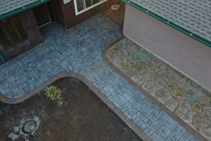 stamped walkways