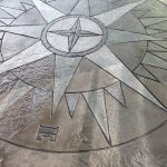 concrete medallion overlay