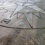 concrete medallion overlay