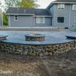stamped concrete on the Oregon Coast