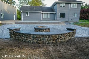 stamped concrete on the Oregon Coast