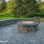 stamped concrete fireplaces