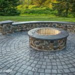 stamped concrete fireplaces