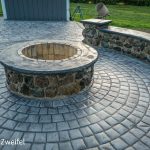decorative concrete fireplace