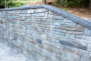 vertical concrete wall