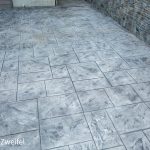 patio with vertical wall