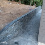 vertical concrete walls